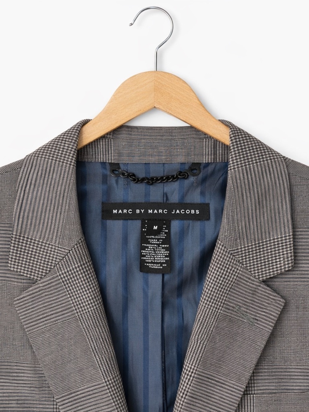 Marc by Marc Jacobs Men's Glen Plaid Blazer in Grey